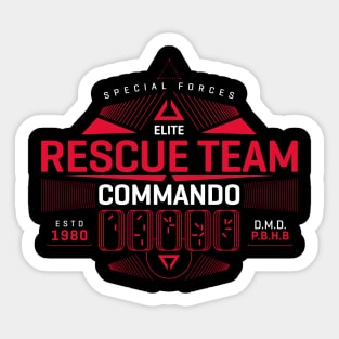 Rescue Team Sticker